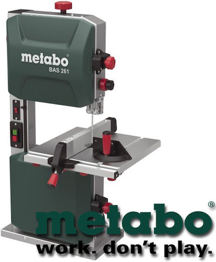 Metabo BAS 261 Πριονοκορδέλα με Ισχύ 400W, Δίσκο Κοπής Διαμέτρου 100mm & Ταχύτητα Κοπής 735rpm