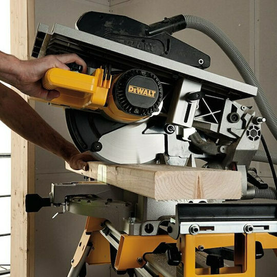 DEWALT Φαλτσοπρίονο Ρεύματος 1600W Δύο Εργασιών Συρόμενο Διαμέτρου 305mm
