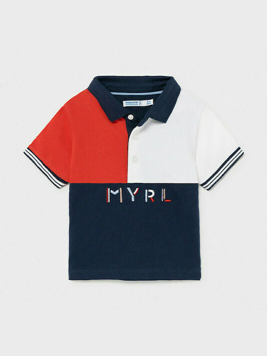 Mayoral Kids Polo Short Sleeve Multicolour