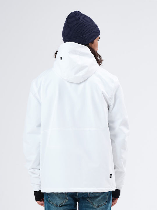 Winter Jacke Wasserdicht und Winddicht Weiß