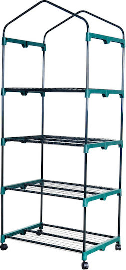 Herzberg HG-8001 Seed Propagator with Metal Frame and Shelves 0.49x0.69x1.58m