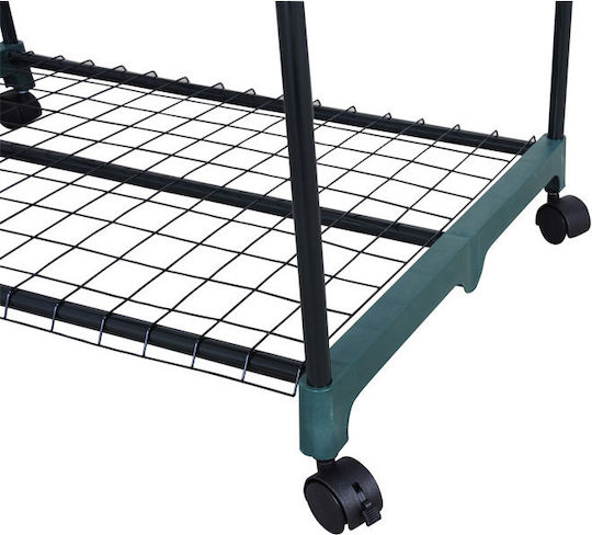 Herzberg HG-8001 Seed Propagator with Metal Frame and Shelves 0.49x0.69x1.58m