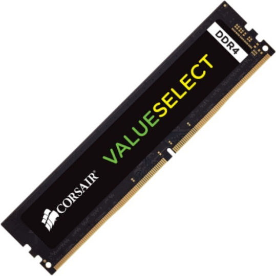 Corsair Value Select DDR4 με Module 1x8GB και Ταχύτητα 2133 για Desktop