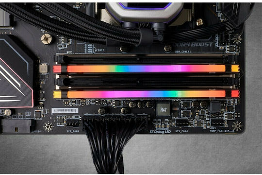VENGEANCE RGB 32GB DDR4 3600MHz 16GB×2 Corsair Vengeance RGB Pro 32GB DDR4 RAM cu 2 module (2x16GB) și