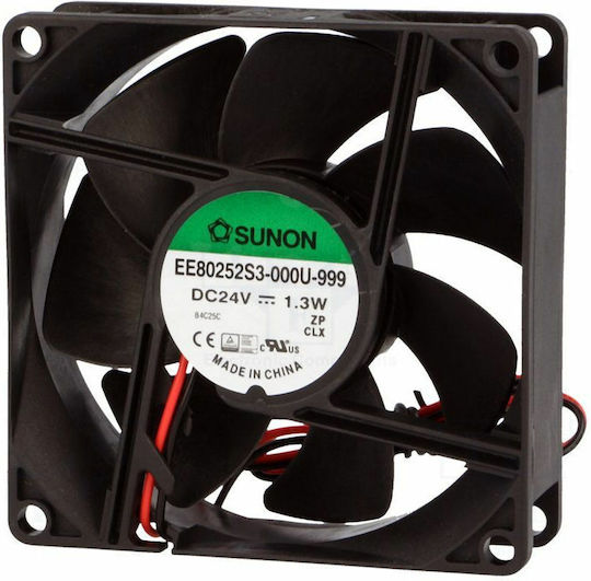 Fan 80x80x25 12VDC Sleeve Bearing Cable Ef80251s1 High Sunon