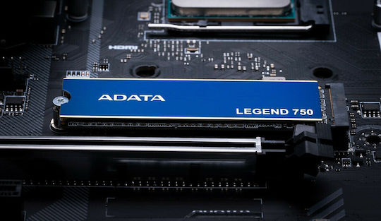 Adata Legend 750 SSD 1TB τύπου M.2 με σύνδεση PCI Express 3.0 και Ψύκτρα ALEG-750-1TCS