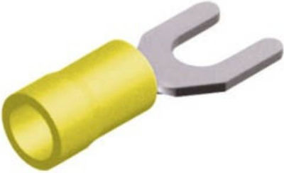 Adeleq Insulated Ring Terminal Φ4mm Yellow 100pcs 12-51364