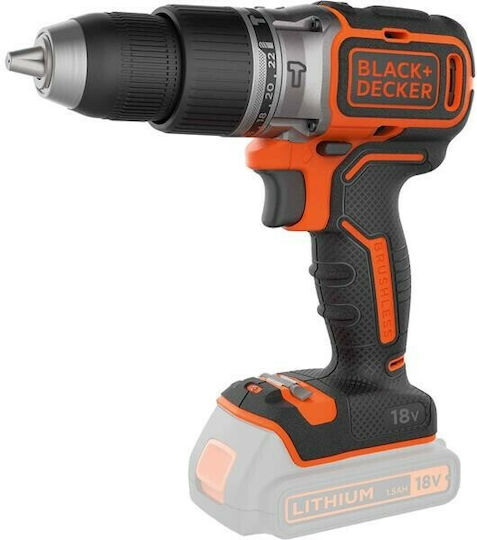 Black & Decker -XJ Percussive Drill Driver Battery Solo Brushless 18V