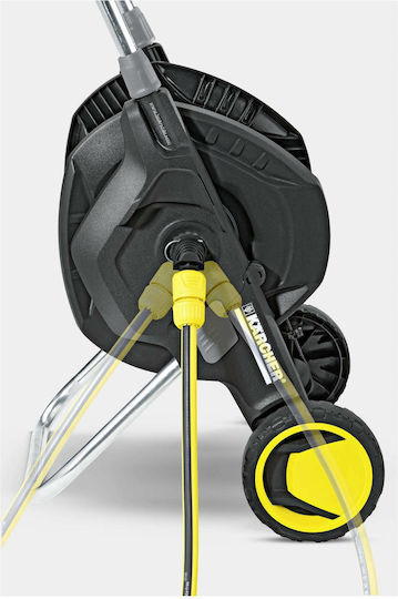 Karcher HT 4.520 Τροχήλατη Ανέμη Ποτίσματος με Λάστιχο 20m με Χερούλι Μαζέματος