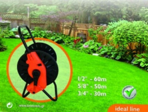Bax Garden Hose Box for Hose up to 60m 1/2" with Rewind Handle