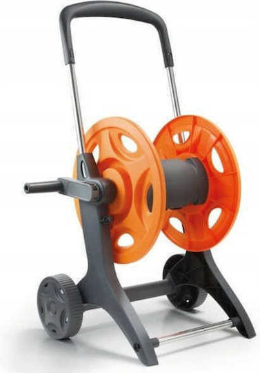 G.F Wheeled Garden Hose Box Without Hose With Rewind Handle