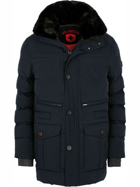 Casino Winter Jacke Puffer Marineblau