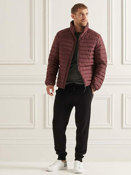 Jachetă Fuji Puffer Burgundy