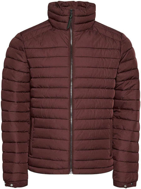 Jachetă Fuji Puffer Burgundy