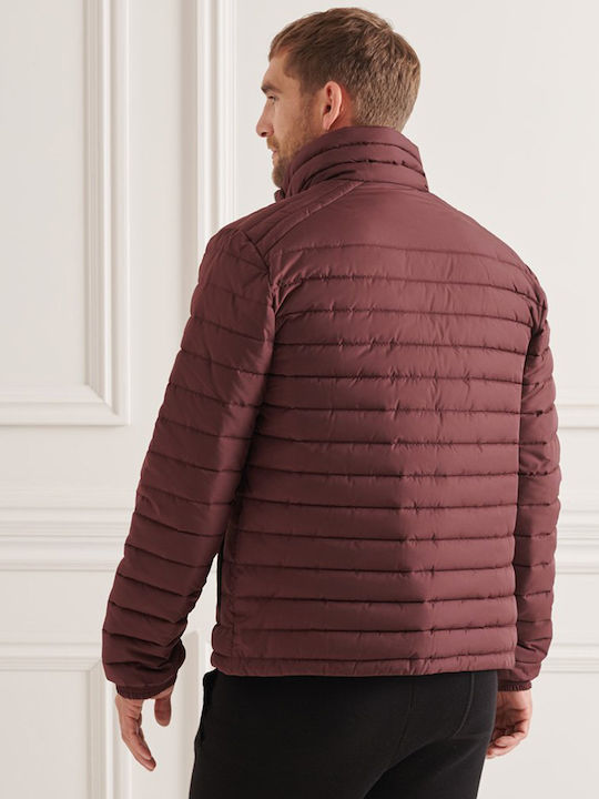 Jachetă Fuji Puffer Burgundy