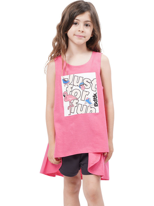 BodyTalk Kids Set with Shorts Summer 2pcs Pink