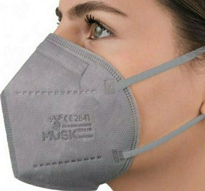 Musk Meltblown Protective Disposable Protective Mask FFP2 Gray 10pcs