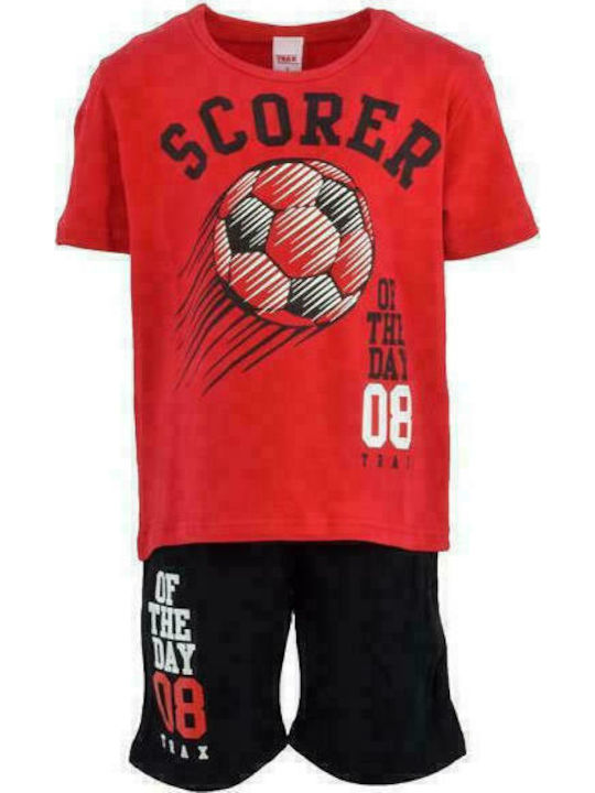 Kinder-Set mit Shorts Sommer 3Stück Rot