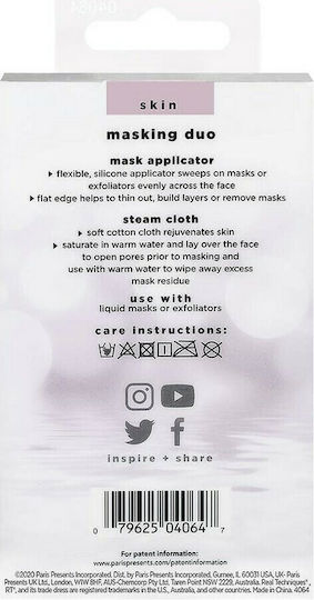 Real Techniques Masking Duo Reusable Cloths Makeup Remover for Face