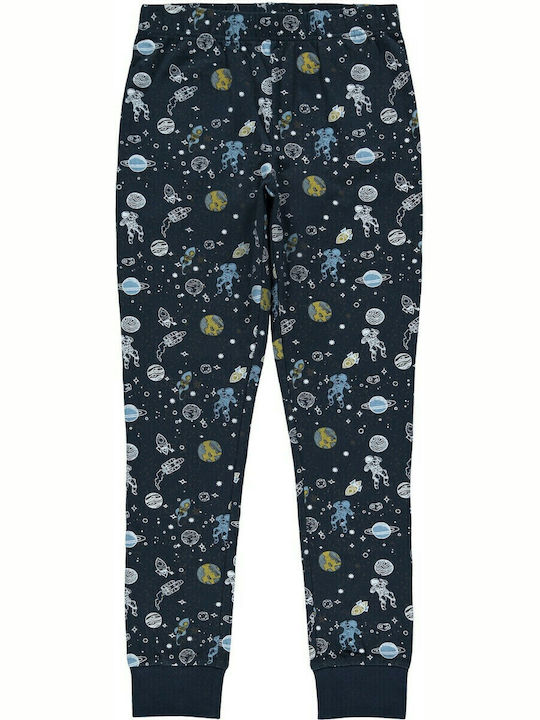 Name It Παιδική Πιτζάμα Χειμωνιάτικη Βαμβακερή Navy Μπλε