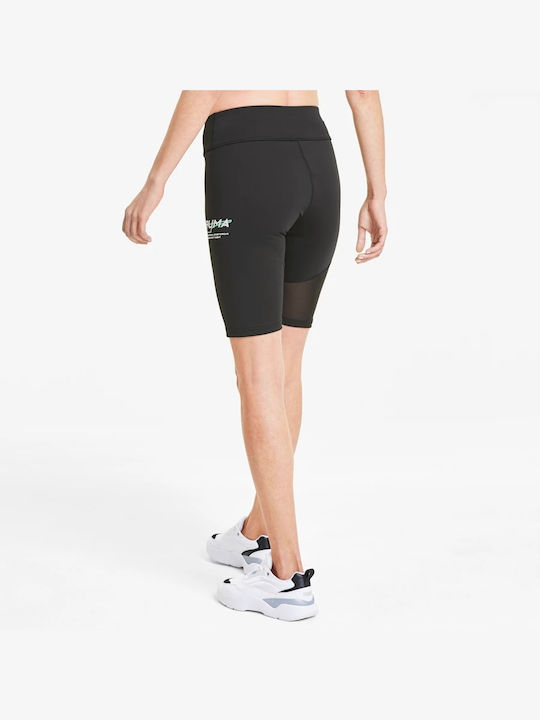 Puma Evide Ausbildung Frauen Fahrrad Leggings Hochgeschnitten Schwarz