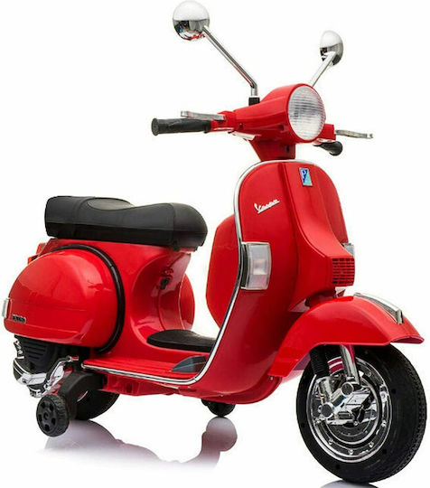Παιδική Μηχανή Licensed Vespa Ηλεκτροκίνητη 12 Volt Κόκκινη