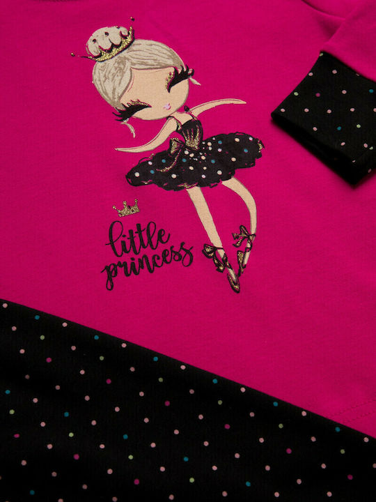 Minerva Kids' Pajamas Winter Fuchsia Princess