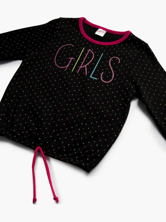 Minerva Kids' Pajamas Winter Black Girls