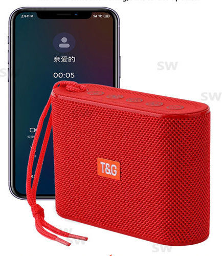 T&G Bluetooth Speaker 10W with Radio Red