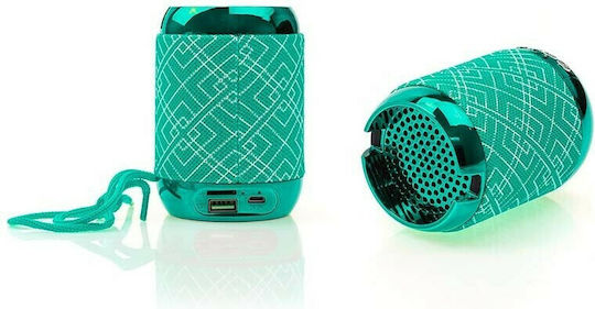 KL-3528 Ηχείο Bluetooth 5W με Διάρκεια Μπαταρίας έως 3 ώρες Τιρκουάζ