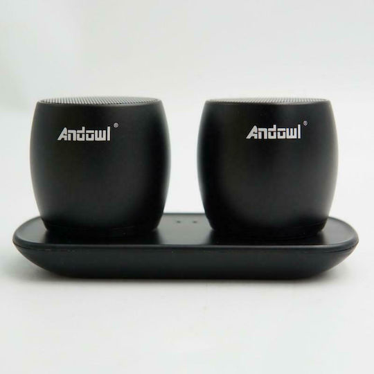 Andowl Q1 Boxă Bluetooth 3W cu Durată de Baterie până la 4 ore Negru