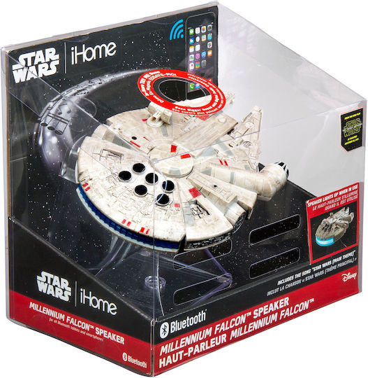 eKids Star Wars Bluetooth Speaker 3W with Battery Life up to 8 hours Millennium Falcom