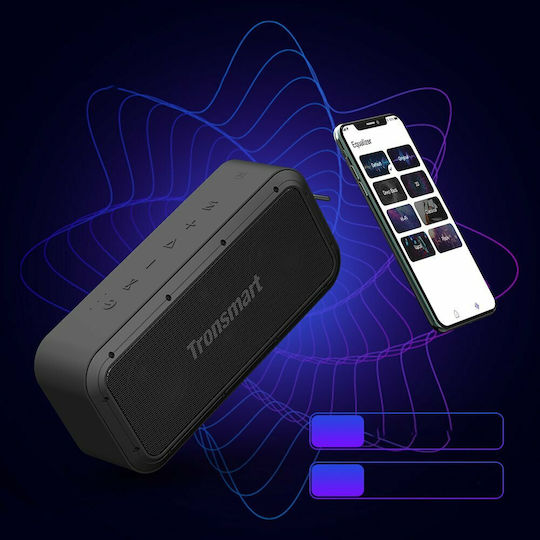 Tronsmart Element Force Pro Водоустойчиво Bluetooth високоговорител 60W с живот на батерията до 15 часа Черно