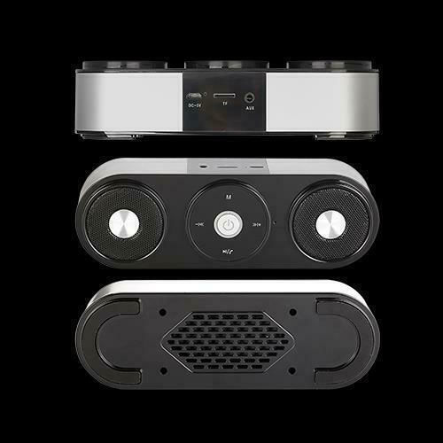 Wesdar K19 Ηχείο Bluetooth 10W Black/Silver