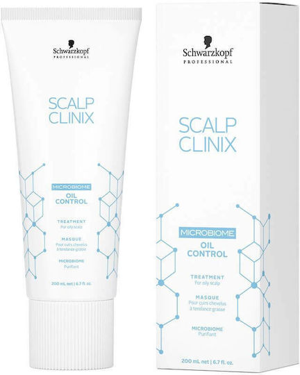 Schwarzkopf Clinix Oil Control Treatment Hair Mask for Hydration 200ml