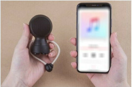 Xoopar Mr. Bio Ηχείο Bluetooth 3W με Διάρκεια Μπαταρίας έως 4 ώρες Μαύρο