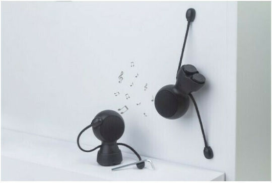 Xoopar Mr. Bio Ηχείο Bluetooth 3W με Διάρκεια Μπαταρίας έως 4 ώρες Μαύρο