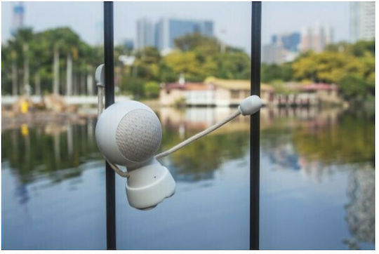 Xoopar Mr. Bio Ηχείο Bluetooth 3W με Διάρκεια Μπαταρίας έως 4 ώρες Λευκό