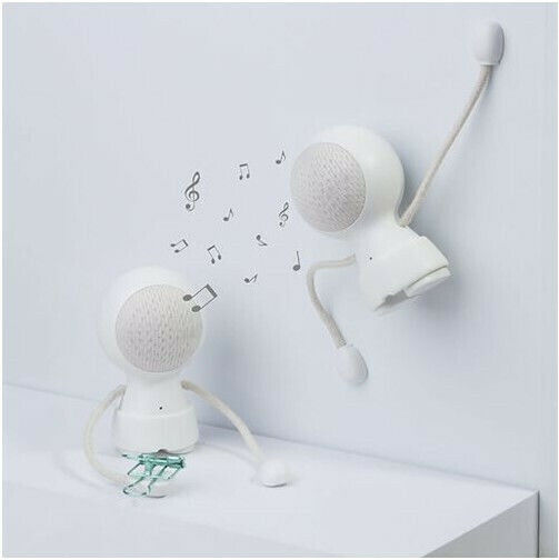 Xoopar Mr. Bio Ηχείο Bluetooth 3W με Διάρκεια Μπαταρίας έως 4 ώρες Λευκό