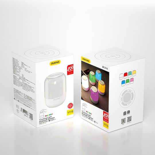 Dudao Y11S Bluetooth Speaker 5W with Battery Life up to 8 hours White