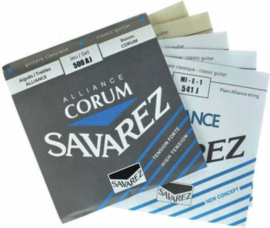 Savarez Complete Set Carbon String for Classic Guitar Alliance Corum High Tension