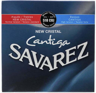 Savarez Set Nylon de Corzi pentru Chitară clasică New Cristal Cantiga Tensiune mixtă