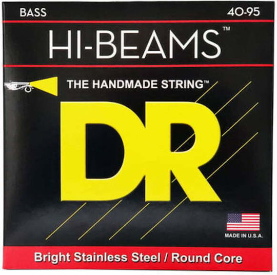 DR Hi-Beams Σετ Χορδών Stainless Steel Μπάσου 40 - 95" Light/Light