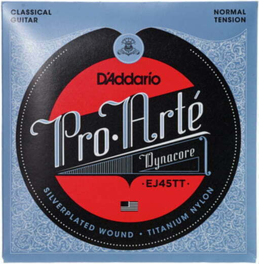 Daddario Pro-Arté Dynacore Set of Nylon Classical Guitar Strings 28 - 44 Normal Tension