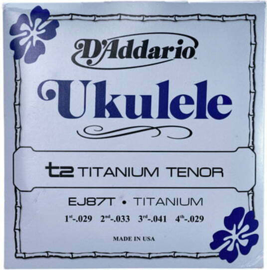 Daddario Set of Carbon Strings for Ukulele Tenor Ukulele Titanium 29 - 40"