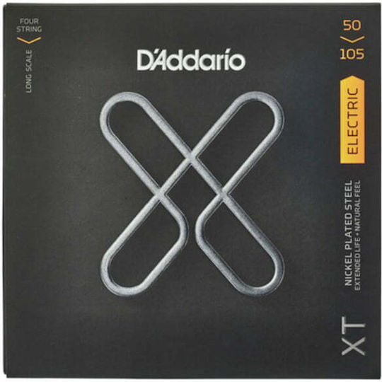Daddario XT Nickel Bass Σετ Χορδών Nickel Plated Steel Μπάσου 50 - 105" Medium/Long Scale