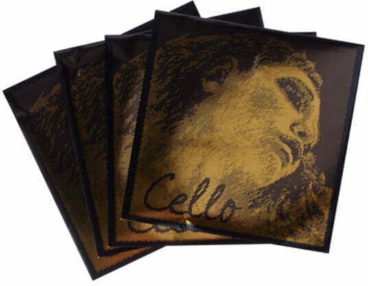 Pirastro Evah Pirazzi Gold Medium 4/4 Single Cello Strings Steel 4 Pieces