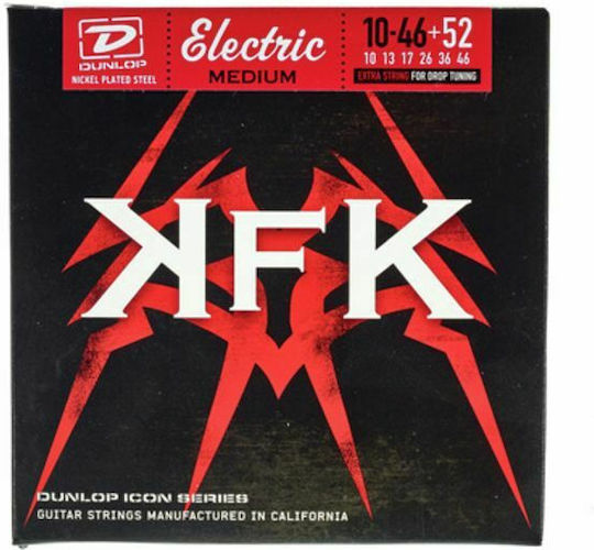 Dunlop String Lab Series Kerry King Набор Струни за Електрическа Китара Никелова Рана 10 - 52