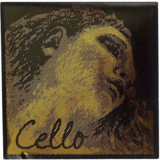 Pirastro Evah Pirazzi Gold Medium Single Cello String Steel for 4/4 D (D)