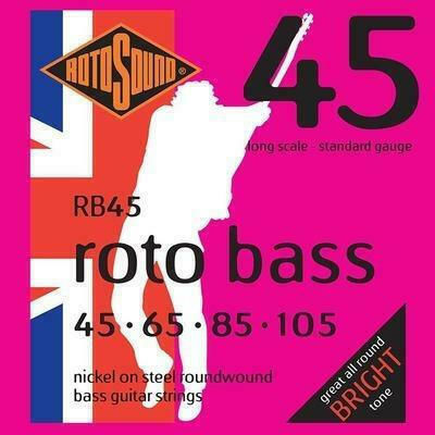 Rotosound Roto Bass Set of Nickel Plated Steel Bass Strings 45 - 105 Standard